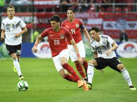 Özil marcou o gol da Alemanha logo aos 10 minutos. AFP