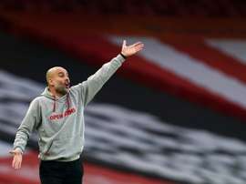 Conference de Guardiola. afp