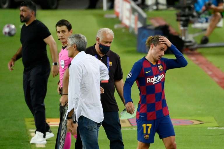 Griezmann More Out Than In Against Bayern Besoccer
