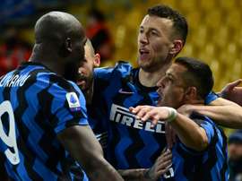L'Inter Milan prend encore de l'avance en tête. AFP