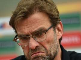 Le coach de Liverpool, et ancien entraîneur de Dortmund, Jürgen Klopp, en conférence de presse à Liverpool, le 13 mai 2016