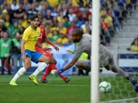 O Brasil não conseguiu ir além do empate na preparação para a Copa América. AFP