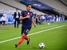 Wissam Ben Yedder tiene COVID-19. AFP/Archivo