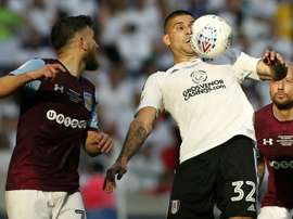 Mitrovic's future could be away from Craven Cottage. AFP