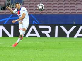 Le but de Kylian Mbappé contre le Barça élu le plus beau des huitièmes de finale aller. afp