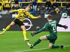 Haaland, cotado a estar em um gigante do futebol. AFP