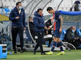Di María ne devrait pas jouer contre Dijon. AFP