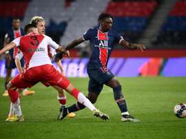 Moise Kean era una de las sorpresas de este PSG. AFP