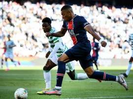 Otra goleada del PSG. AFP