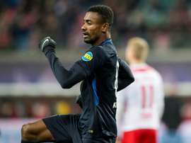 Le milieu Salomon Kalou auteur du 3e but du Hertha Berlin. AFP