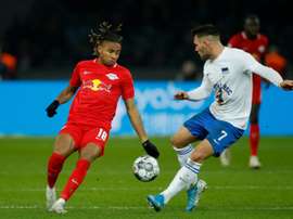 Nkunku encore passeur avec Leipzig. AFP