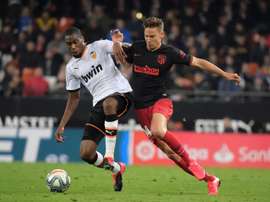 L'Atlético, accroché à Valence, doute encore avant Liverpool. AFP