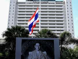 Un portrat du roi thaïlandais Bhumibol Adulyadej, le 17 octobre 2017 à Bangkok. AFP