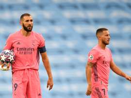 Hazard et Benzema seront bientôt de retour. AFP