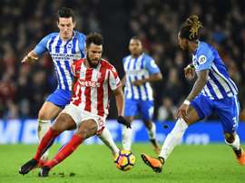Lewis Dunk pourrait quitter Brighton et rejoindre Leicester. AFP