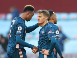 Para uma lenda do Arsenal, o United não tem minutos para dar a Odegaard. AFP