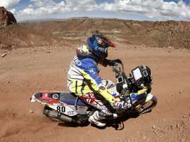 El piloto colombiano Juan Esteban Sarmiento dijo que en Argentina pasarán por desiertos con 50 ó 52 grados de temperatura, lo cual lleva a la mayoría de pilotos a una deshidratación. EFE/Archivo