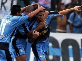 Imagen de archivo de jugadores del Sporting Cristal. EFE/Archivo