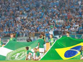 Chapecoense jogou a partida de jogadores das categorias de base. EFE/Archivo