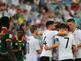 Alemania se llevó el triunfo y pasa como primera de grupo a las 'semis'. AFP