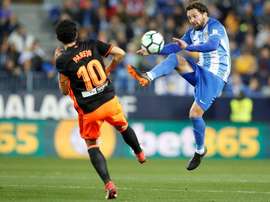 Iturra quiere seguir en el Málaga. EFE