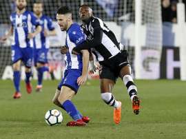 Lerma no olvidará jamás su paso por el club 'granota'. EFE
