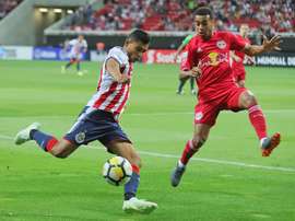 Tyler Adams (d) se marcha a la Bundesliga. EFE/Archivo
