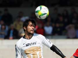 Arribas marca el triunfo de Pumas sobre Atlas. EFE