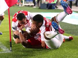 Tablas entre Santa Fe y Liga de Quito. EFE/Archivo