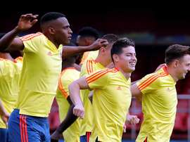 Lerma resta importancia al buen momento de Colombia. EFE