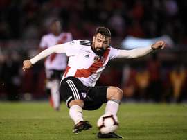 Flamengo quer Lucas Pratto, do River Plate. EFE/Matías Gabriel Napoli/Archivo
