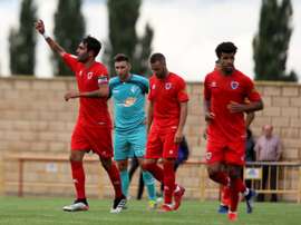 El Numancia vence a Osasuna. EFE/Wifredo García