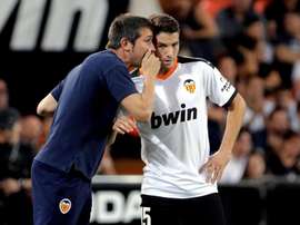 Ausente en el entrenamiento a puertas abierta. EFE