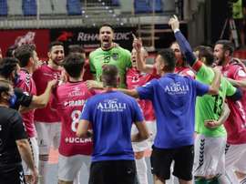 El Valdepeñas se mete en una histórica final a costa del Levante. EFE/Carlos Díaz