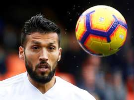 Garay se despidió del valencianismo. EFE/Archivo