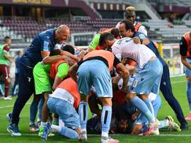 La Lazio remontó para seguir con vida en el 'Calcio'. EFE