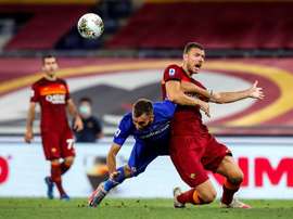 Dzeko confirmou em seu Instagram que está com coronavírus. EFE/EPA/ ANGELO CARCONI