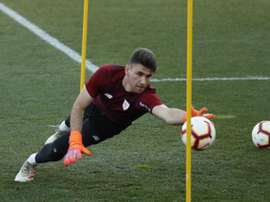 Unai Simón valoró la llamada de Luis Enrique. EFE