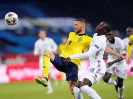 França - Suécia: onzes iniciais confirmados. EFE