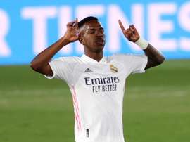 Real Madrid conseguiu empatar nos minutos finais. EFE/JuanJo Martín.