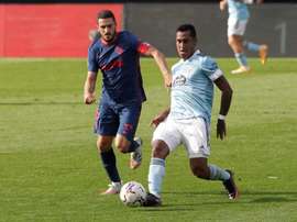 Tapia lamentó la falta de acierto del Celta. EFE/Salvador Sas