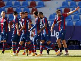 Gonzalo Melero striker for Levante scored. EFE