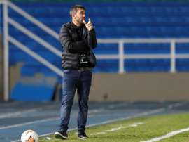 Coudet habló tras el empate. EFE