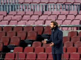 Andrea Pirlo at the game against Barcelona. EFE