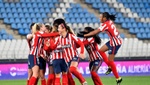 El Atlético Femenino celebró la Supercopa en Neptuno