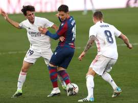 El Madrid volvió a caer derrotado en Liga. EFE