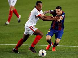 Prováveis escalações de Sevilla e Barcelona. EFE