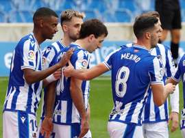 Oyarzabal, clave en la recuperación de la Real. EFE