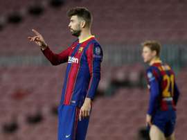 Gerard Piqué incertain face au PSG. afp