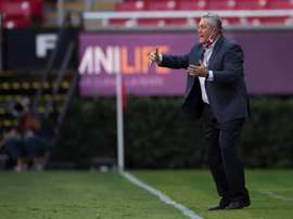 Vucetich, contento con la victoria. EFE